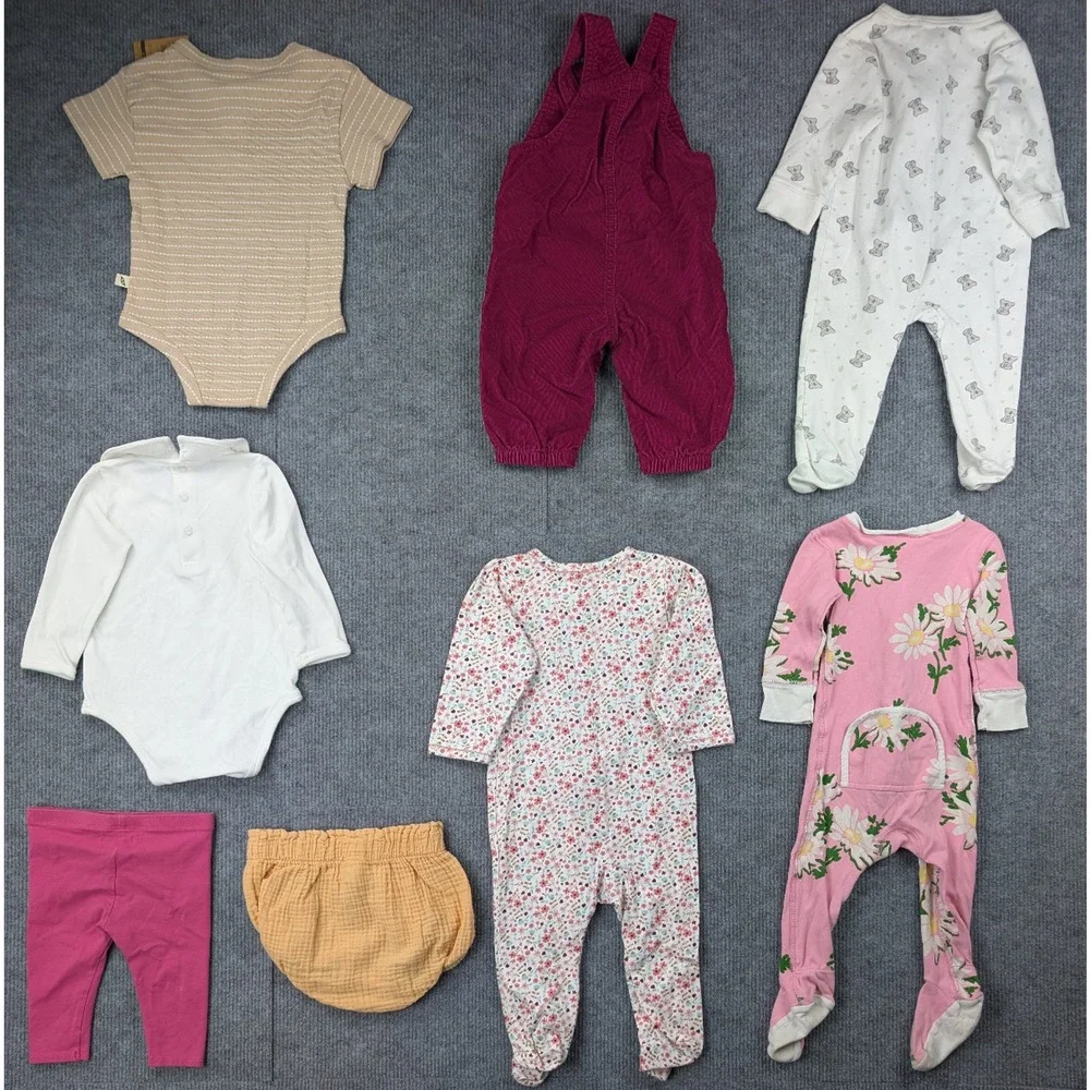 Clothing Lot Baby Girls 6M Ralph Lauren Preppy Beaufort Pink Cotton Organic Peru